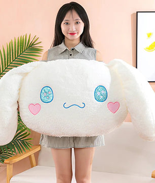 Sanrio Plush Large Size Cinnamoroll Cushion Kawaii Sleeping Plushies Soft Stuffed Pillow Home Decor Girl Gift - Lusy Store LLC