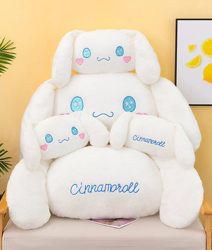 Sanrio Plush Large Size Cinnamoroll Cushion Kawaii Sleeping Plushies Soft Stuffed Pillow Home Decor Girl Gift - Lusy Store LLC