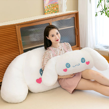 Sanrio Plush Large Size Cinnamoroll Cushion Kawaii Sleeping Plushies Soft Stuffed Pillow Home Decor Girl Gift - Lusy Store LLC