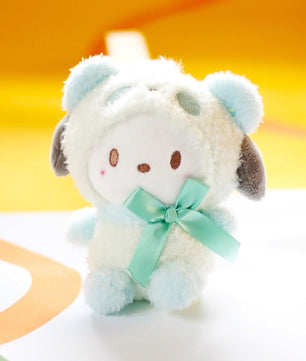 Sanrio Plush Pochacco Stuffed Children Toys Sweater Dolls Kawaii Key Chains Girls HK59-2 - Lusy Store LLC