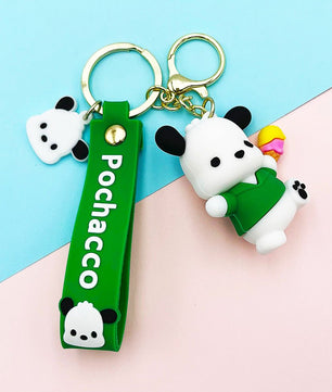 Sanrio Plush Pochacco Stuffed Children Toys Sweater Dolls Kawaii Key Chains Girls HK59-4 - Lusy Store LLC