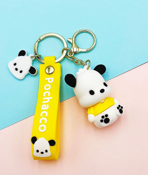 Sanrio Plush Pochacco Stuffed Children Toys Sweater Dolls Kawaii Key Chains Girls HK59-4 - Lusy Store LLC
