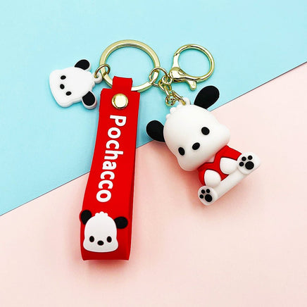 Sanrio Plush Pochacco Stuffed Children Toys Sweater Dolls Kawaii Key Chains Girls HK59-4 - Lusy Store LLC