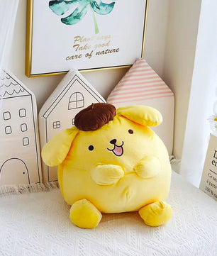 Sanrio Plush Pompompurin Stuffed Plush Toys Big Size Gift Kids Super Soft Bed Decor HK63 - Lusy Store LLC