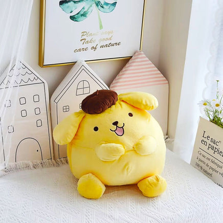 Sanrio Plush Pompompurin Stuffed Plush Toys Big Size Gift Kids Super Soft Bed Decor HK63 - Lusy Store LLC