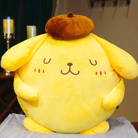 Sanrio Plush Pompompurin Stuffed Plush Toys Big Size Gift Kids Super Soft Bed Decor HK63 - Lusy Store LLC