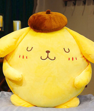 Sanrio Plush Pompompurin Stuffed Plush Toys Big Size Gift Kids Super Soft Bed Decor HK63 - Lusy Store LLC