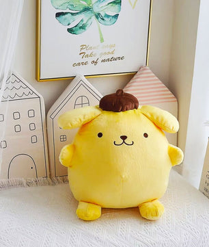 Sanrio Plush Pompompurin Stuffed Plush Toys Big Size Gift Kids Super Soft Bed Decor HK63 - Lusy Store LLC