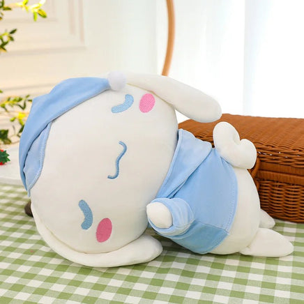 Sanrio Plush Sleeping Doll Japan Kawaii Fluffy My Melody Kuromi Soft Stuffed Dolls Gifts - Lusy Store LLC