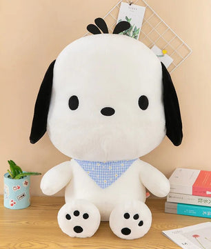 Sanrio Pochacco Plush Toy Sleeping Pillow Cartoon Stuffed Soft Dolls Kawaii Room Decoration Children Gifts - Lusy Store LLC