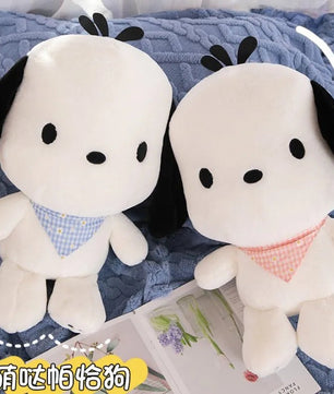 Sanrio Pochacco Plush Toy Sleeping Pillow Cartoon Stuffed Soft Dolls Kawaii Room Decoration Children Gifts - Lusy Store LLC