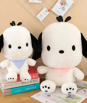 Sanrio Pochacco Plush Toy Sleeping Pillow Cartoon Stuffed Soft Dolls Kawaii Room Decoration Children Gifts - Lusy Store LLC
