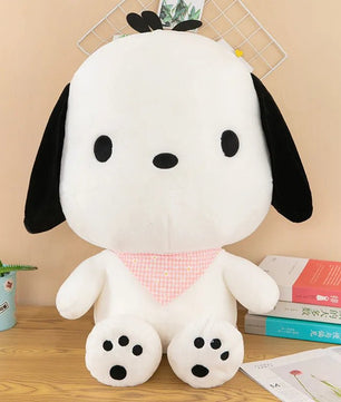 Sanrio Pochacco Plush Toy Sleeping Pillow Cartoon Stuffed Soft Dolls Kawaii Room Decoration Children Gifts - Lusy Store LLC