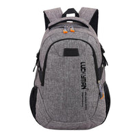 School Bag For Teenagers Men Laptop Backpacks Men Travel Bags Large Capacity Student Gray United States
