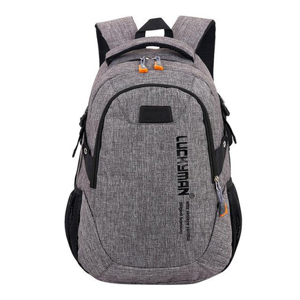 School Bag For Teenagers Men Laptop Backpacks Men Travel Bags Large Capacity Student Gray United States