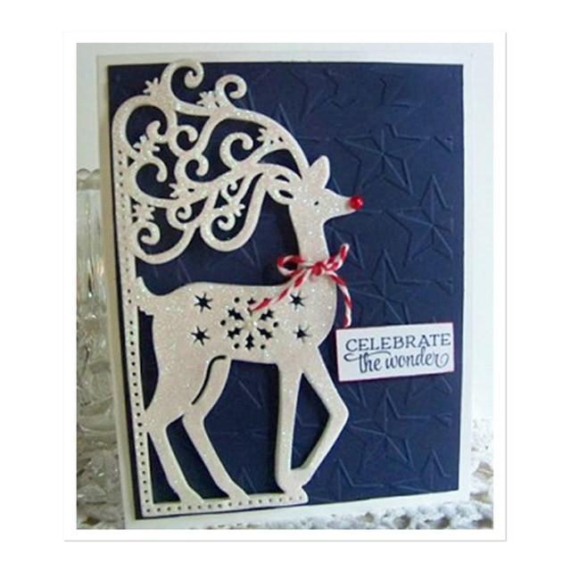 Scrolly Delightful Deer Love Metal Cutting Dies - Lusy Store