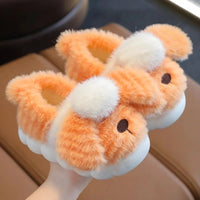 Shark Slipper Woman Childrens Cotton Indoor Shoes Warm Plush Fluffy Soft Cloud B2