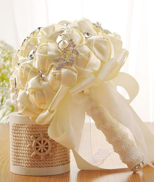 Silk Flowers Cheapest PE Rose Bridesmaid Wedding Foam flowers - Lusy Store
