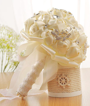 Silk Flowers Cheapest PE Rose Bridesmaid Wedding Foam flowers - Lusy Store
