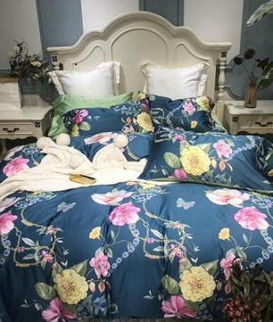 Silky Egyptian Cotton Bedding Sets Duvet Cover Silky Bed Kids Bedding Sets Queen/King size - Lusy Store