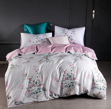 Silky Egyptian Cotton Bedding Sets Duvet Cover Silky Bed Kids Bedding Sets Queen/King size - Lusy Store