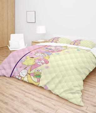 Sleep in Style with a Hello Kitty Bed Set Quilted Comfort Transform Your Bedroom with Sanrio - Lusy Store LLC