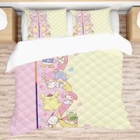 Sleep in Style with a Hello Kitty Bed Set Quilted Comfort Transform Your Bedroom with Sanrio - Lusy Store LLC