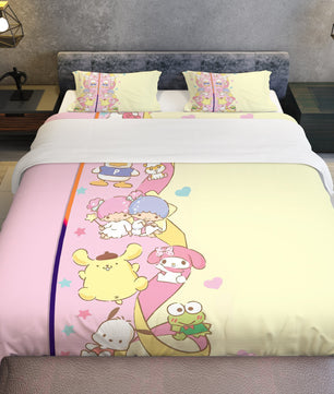 Sleep in Style with a Hello Kitty Bed Set Quilted Comfort Transform Your Bedroom with Sanrio - Lusy Store LLC