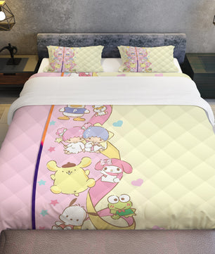 Sleep in Style with a Hello Kitty Bed Set Quilted Comfort Transform Your Bedroom with Sanrio - Lusy Store LLC