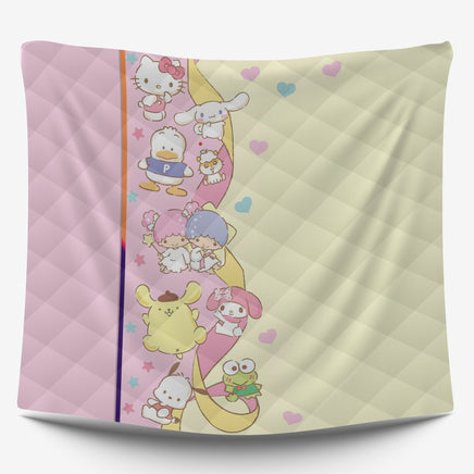 Sleep in Style with a Hello Kitty Bed Set Quilted Comfort Transform Your Bedroom with Sanrio - Lusy Store LLC