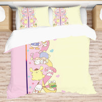 Sleep in Style with a Hello Kitty Bed Set Quilted Comfort Transform Your Bedroom with Sanrio - Lusy Store LLC