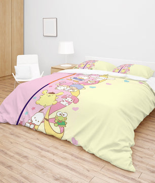 Sleep in Style with a Hello Kitty Bed Set Quilted Comfort Transform Your Bedroom with Sanrio - Lusy Store LLC