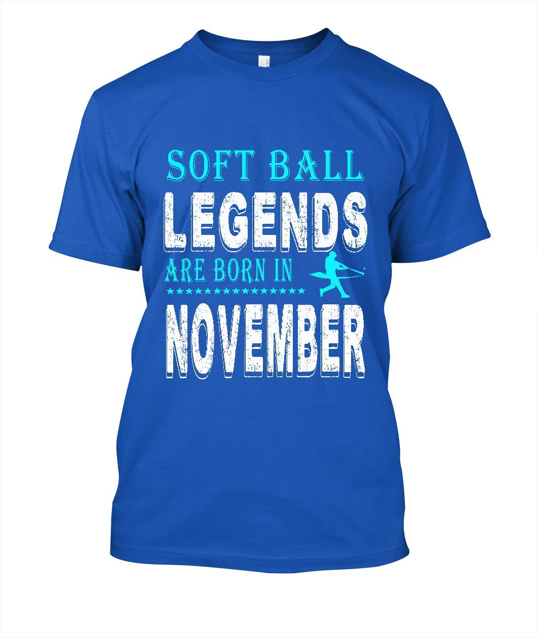 Softball legend are born in november Clothes t shirt men - Lusy Store