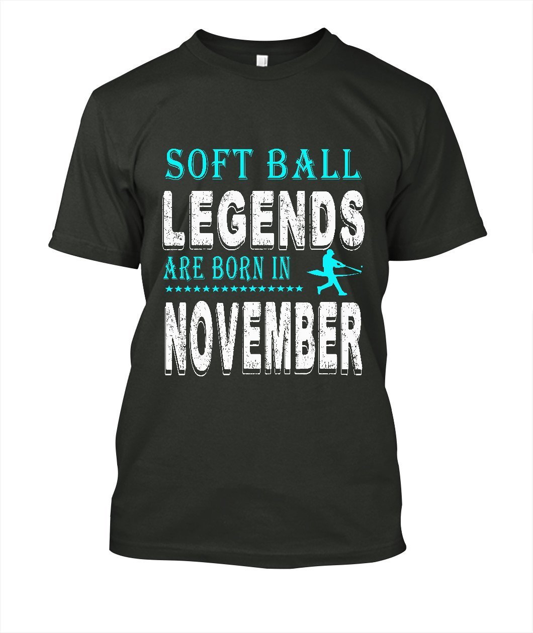 Softball legend are born in november Clothes t shirt men - Lusy Store