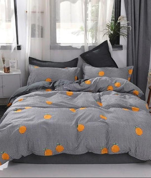 Solstice Cotton Pastoral Flower Cartoon Style Bedding Sets Duvet Cover Bed Sheet Kids Bedding Sets - Lusy Store