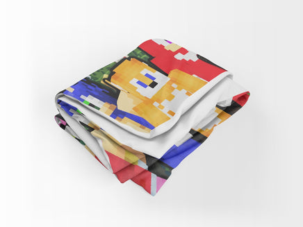 Sonic Minecraft Bed Sheets Characters Minecraft Duvet Covers Twin Full Queen King Colorful Bed Set - Lusy Store