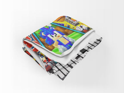 Sonic Minecraft Bed Sheets Minecraft Duvet Covers Twin Full Queen King Colorful Bed Set - Lusy Store