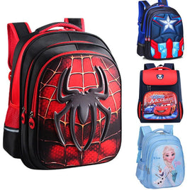 Spiderman Backpack Children Schoolbags Superhero Captain America Backpacks Boy B108 - Lusy Store