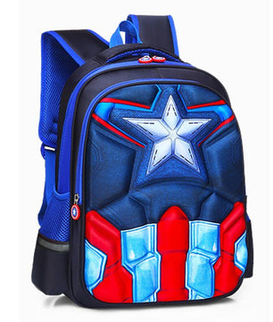 Spiderman Backpack Children Schoolbags Superhero Captain America Backpacks Boy B108 - Lusy Store