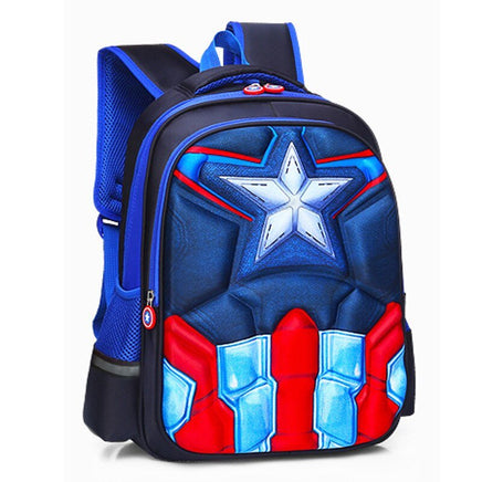 Spiderman Backpack Children Schoolbags Superhero Captain America Backpacks Boy B108 - Lusy Store