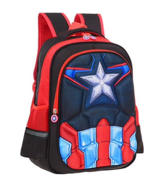 Spiderman Backpack Children Schoolbags Superhero Captain America Backpacks Boy B108 - Lusy Store