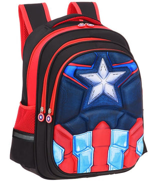 Spiderman Backpack Children Schoolbags Superhero Captain America Backpacks Boy B108 - Lusy Store