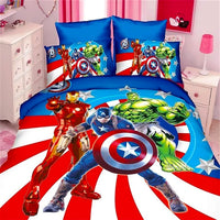 Spiderman Bed Set New Navy Blue Duvet Cover Bed Sheet D586 - Lusy Store