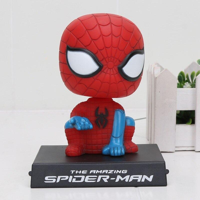 Spiderman Toys Bobble Head Action Figure Decoration Model Toys - Lusy Store
