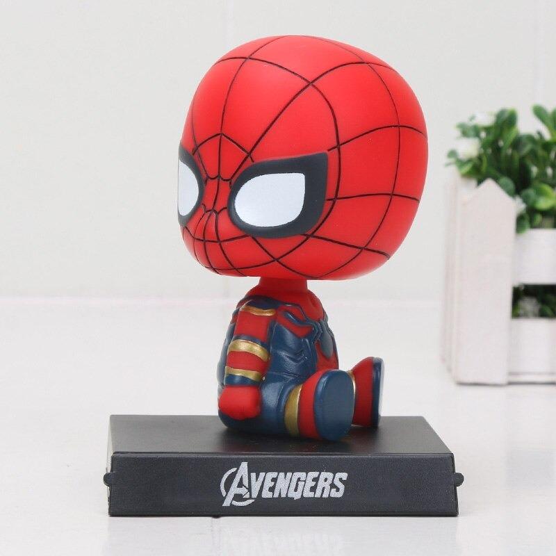 Spiderman Toys Bobble Head Action Figure Decoration Model Toys - Lusy Store