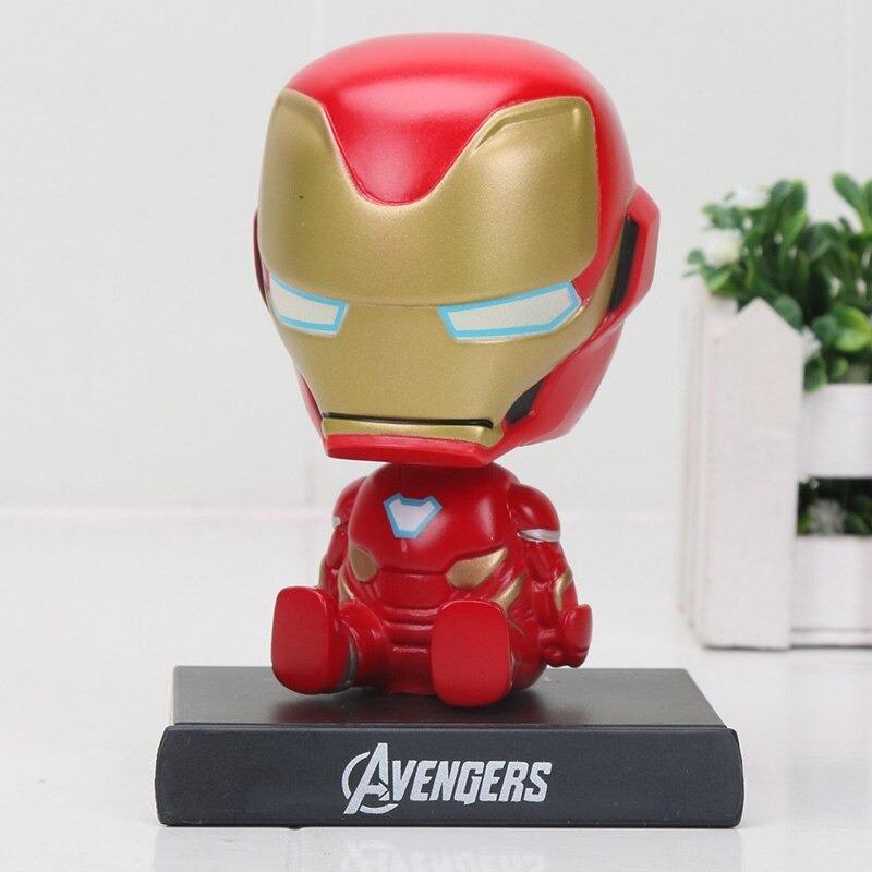 Spiderman Toys Bobble Head Action Figure Decoration Model Toys - Lusy Store