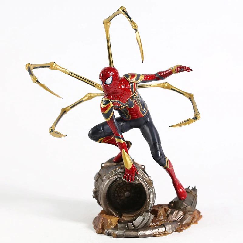 Spiderman Toys Marvel Statue Spiderman PVC Action Figure Collectible Model Superhero Gift For Kids - Lusy Store