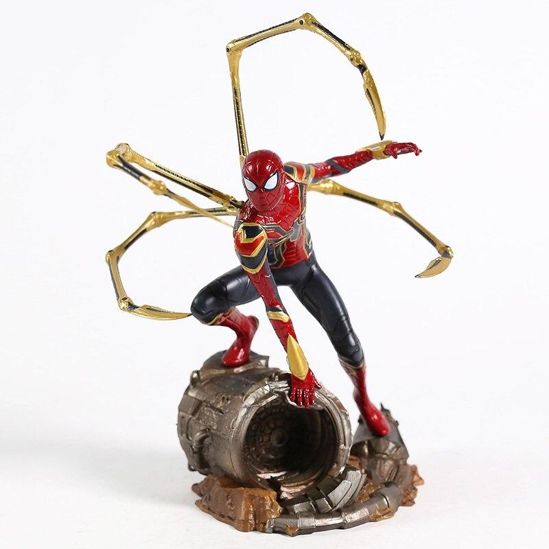 Spiderman Toys Marvel Statue Spiderman PVC Action Figure Collectible Model Superhero Gift For Kids - Lusy Store