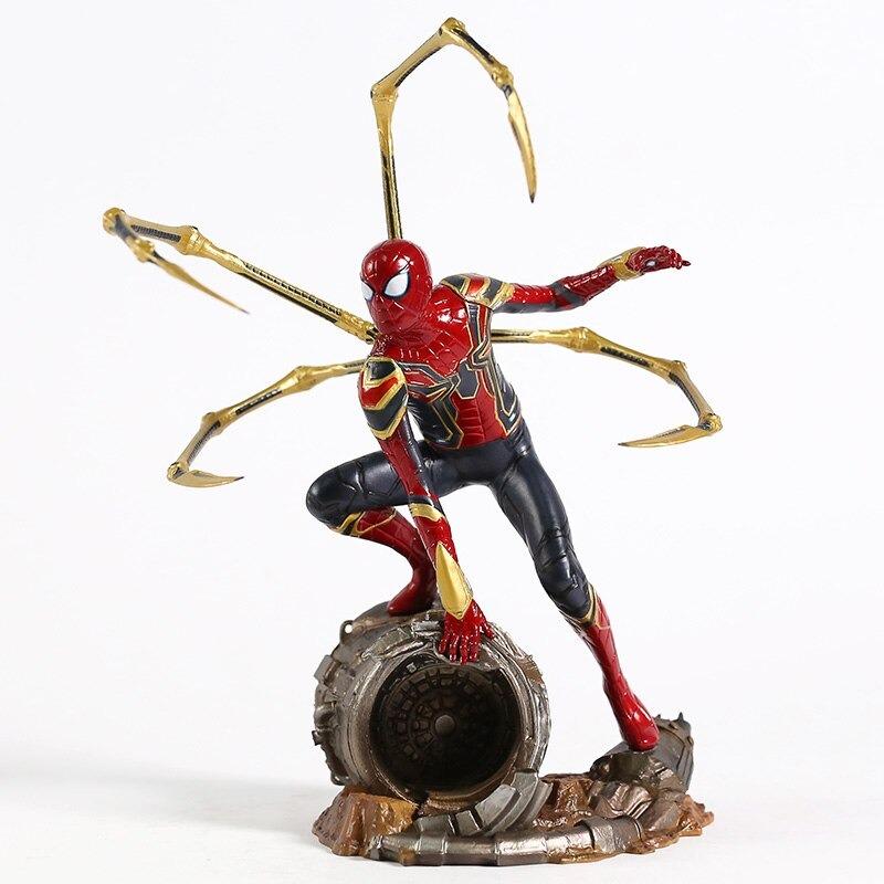 Spiderman Toys Marvel Statue Spiderman PVC Action Figure Collectible Model Superhero Gift For Kids - Lusy Store