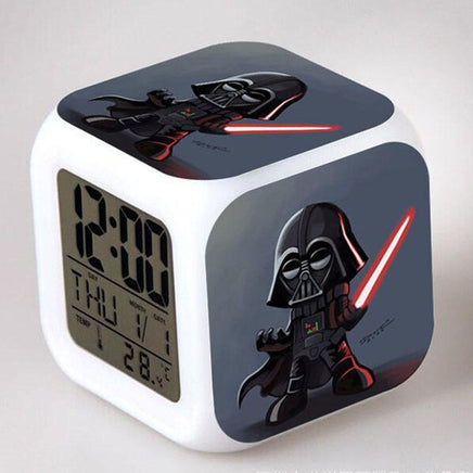 Star Wars Alarm Clock Digital LED Klok Relogio De Mesa Wake Up Watch Blackish 8cm x 8cm x 8cm